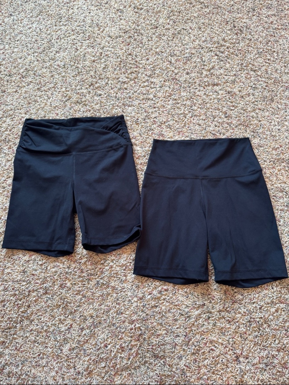 Yogalicious Black High-Waist Women's 7” Bike Shorts - Medium